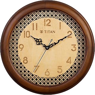Titan Classic Wooden Wall Clock (35cm x 35cm) W0103WA01 Price In India