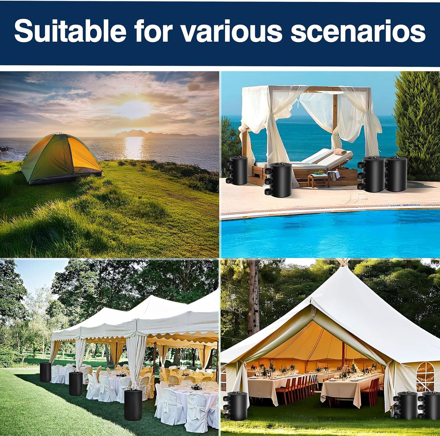 Sandbag for Stabilizing Folding Tents Advertising Exhibits and Air Filled Products PVC Sandbag