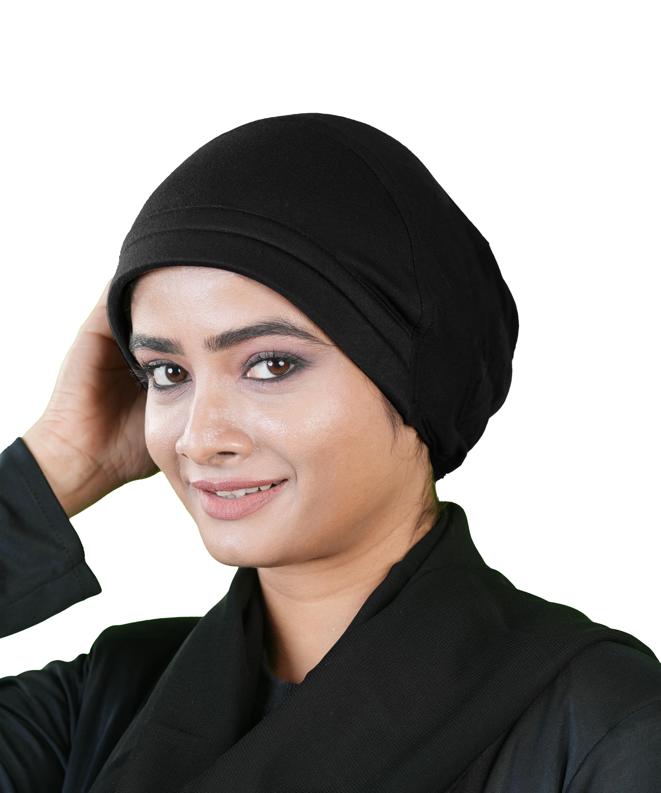 Head scarves Kinza Volume Stretchable cap for Women Adjustable Modal Hijab-image-15