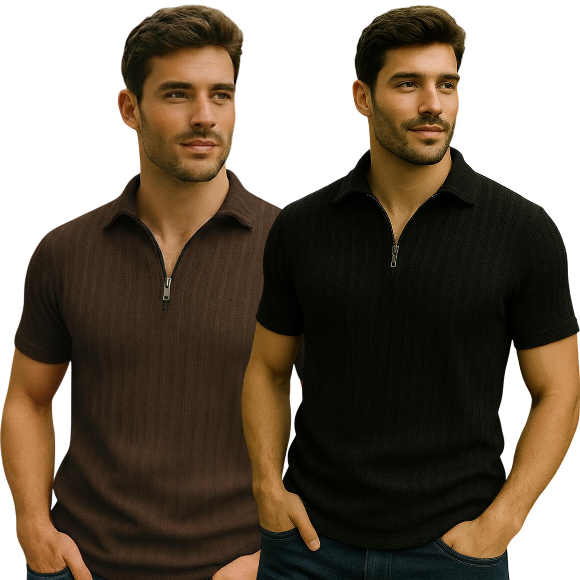 Men's Polycotton Rich Solid Polo Tshirt || Collar Tshirt || Half Sleeves || Regular Fit-image-9