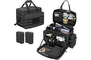 samdew Patrol Duty Gear Bag with Detachable Pouches and Laptop Compartment