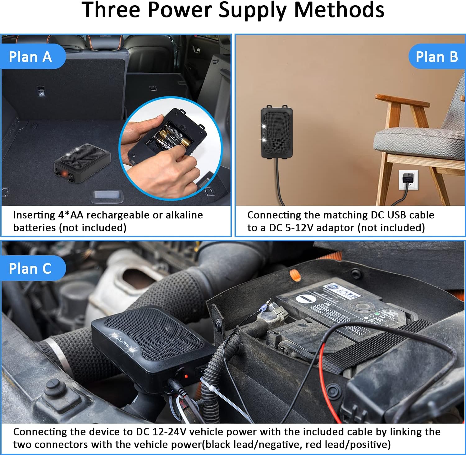 Buy MAGIC CAT Under Hood Animal Repeller, Ultrasonic Waterproof Rodent