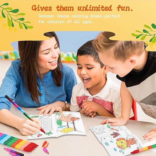 Miniatura 7 de BenLouis - Libros para colorear, regalos de fiesta, libros pequeños para niños, 4 a 12 años, actividades para cumpleaños, regalos para bolsas de