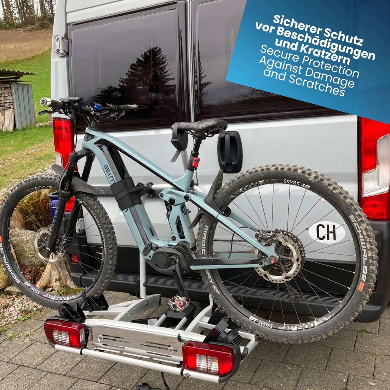 Protection Cadre Vélo Zueyen Protections Cadre Vélo - Lot De 8 - Néoprène Imperméable - Anti-rayures Et Réduction Bruit Cache Rayon Velo