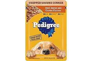 Pedigree Chopped Ground Dinner Adult Soft Wet Dog Food