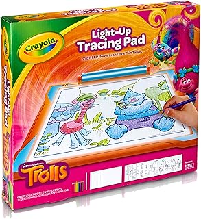 Crayola Trolls Light Up Tracing Pad, Tracing Light Box...