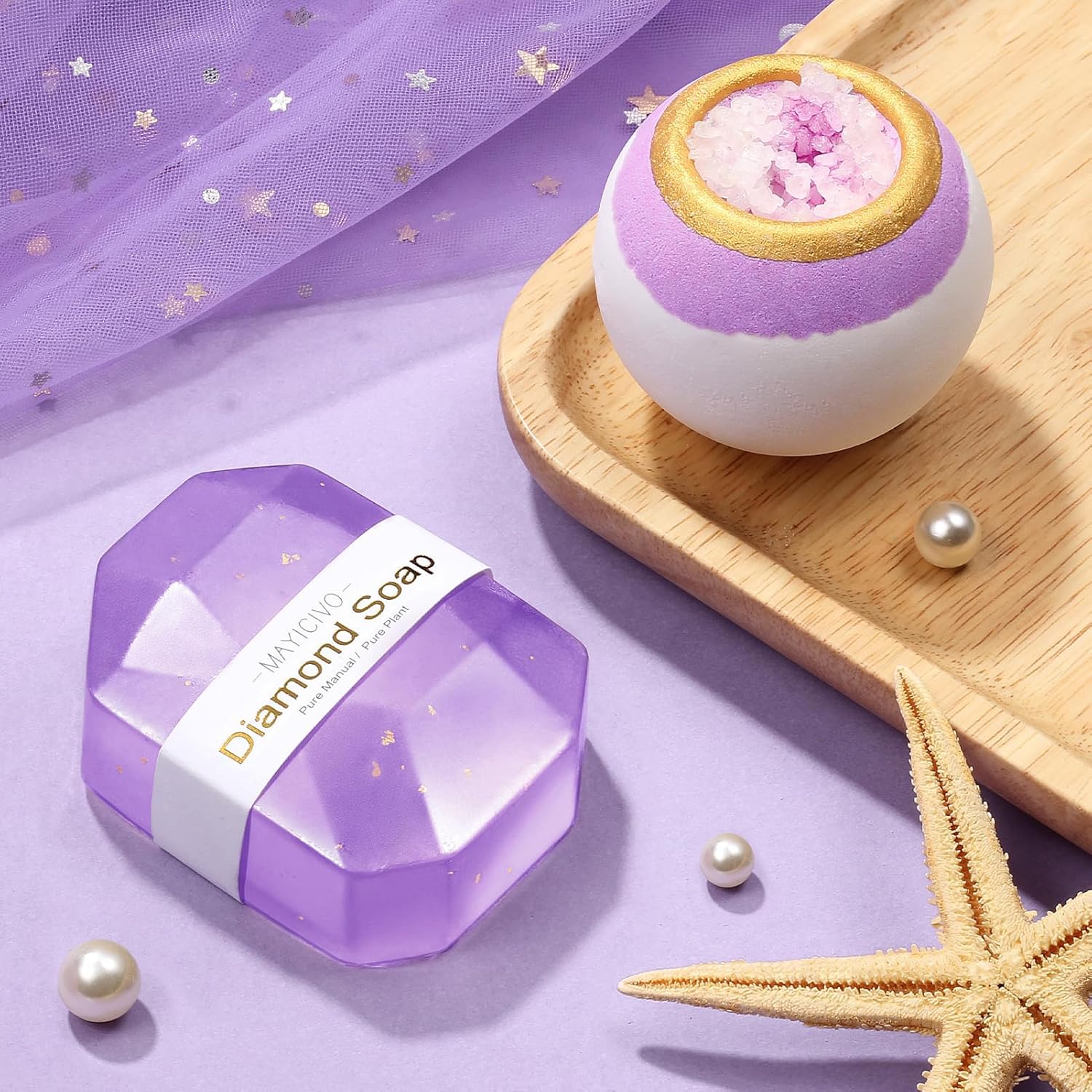 Valentines Day Birthday Gifts for Women Self Care Get Well Soon Gift Baskets, Lavender Relaxing Spa Gift Basket Care Package Flannel Blanket, Unique Gifts for Her Mom Wife Girlfriend Friends Sister - Image 7