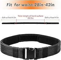 Vista 2 de Cinto de alta resistencia AIRSSON. Cinto de policía para combate táctico de 1,5 pulgadas con capacidad de carga y hebilla de apertura rápida.