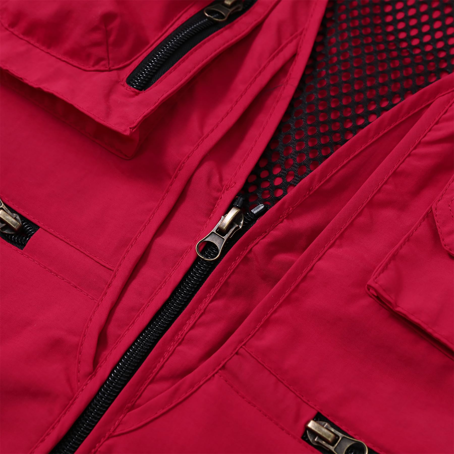 YOUTHUP Gilet da Pesca Pratico da Uomo Gilet da Lavoro Multitasche per Esterni Gilet da Caccia Estivo per Fotografia