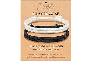 Couple Bracelets for 2 with I Love You in 100 Languages