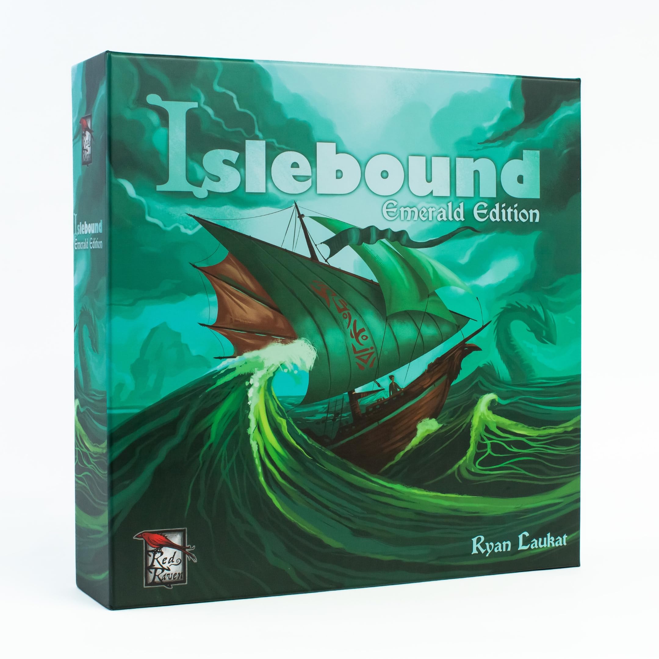 Red Raven Games Islebound: Emerald Edition - Strategic Civilization Board Game - for 2 to 4 Players, Ages 14+