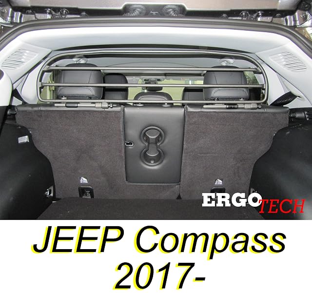Foto 2 de 7 de ERGOTECH Rejilla Separador protección para Jeep Compass (2017-) RDA65HBG-XS kjp008, para Perros y Maletas