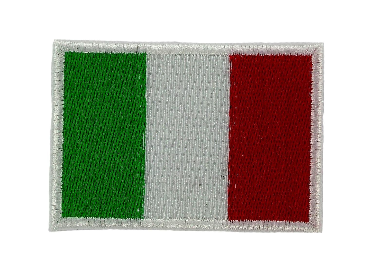 Écusson italie pour réparer un vêtement troué et customiser un sac lot de 25