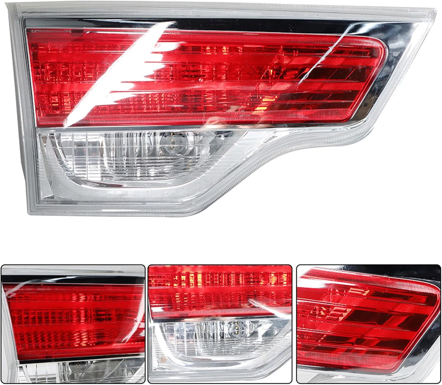 Driver Side Inner Left Tail Light Replacement for Toyota Highlander 2014-2016 Rear Tail Light Brake Lamp TO2802115 815900E060
