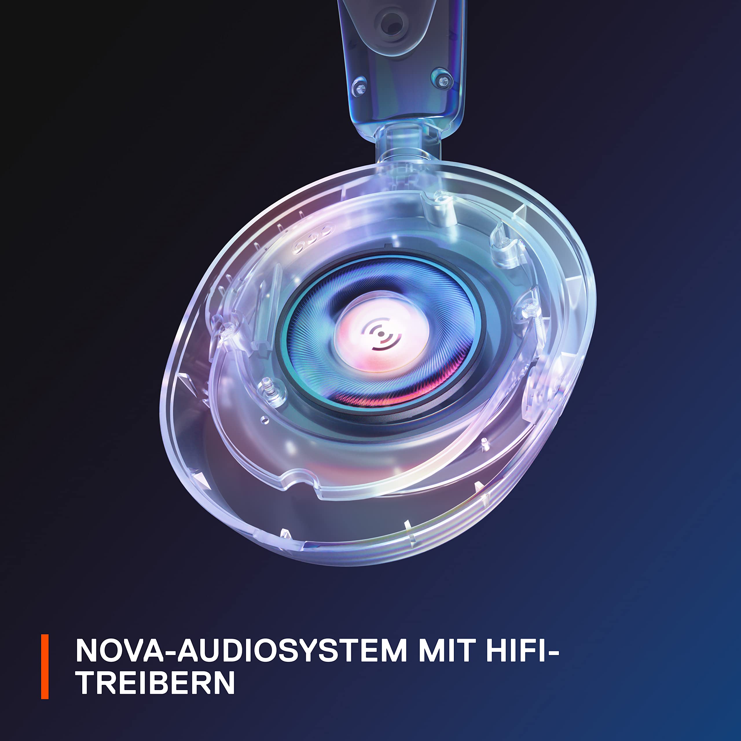 SteelSeries Arctis Nova 1 Gaming-Headset Hi-Fi-Treiber 360° Surround-Sound AirWeave Memory Foam-Ohrpolster Geräuschunterdrückung PC PS5 Xbox Schwarz