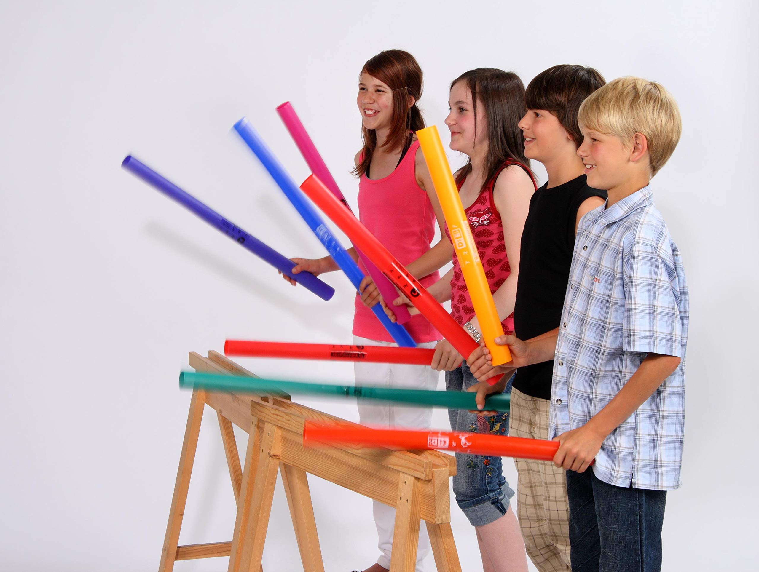 Boomwhackers - Gruppensatz mit 39 Röhren, kompletter Satz, hervorragende Qualität
