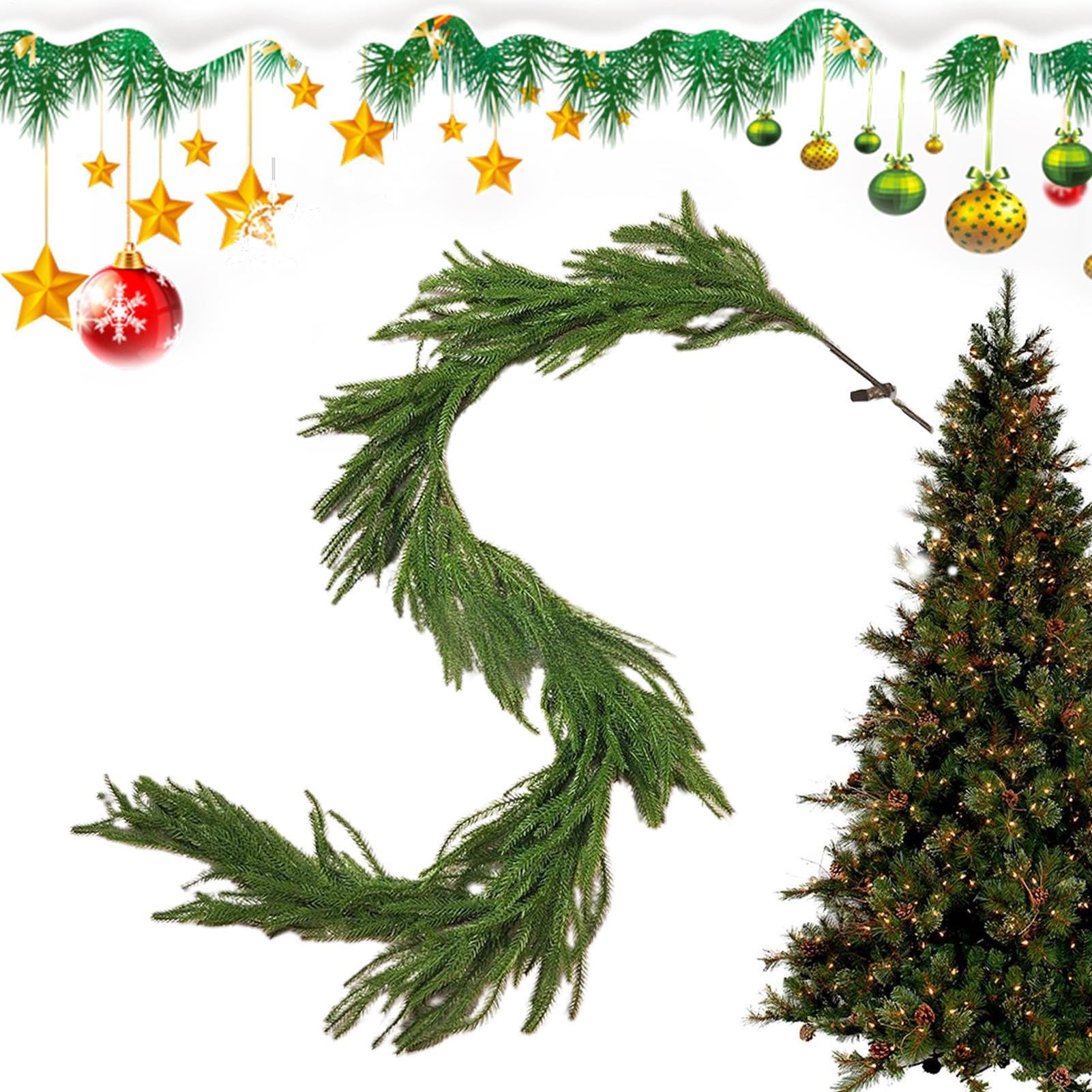 Couronne de Noël artificielle imperméable : fini les branches qui flétrissent sur le porche