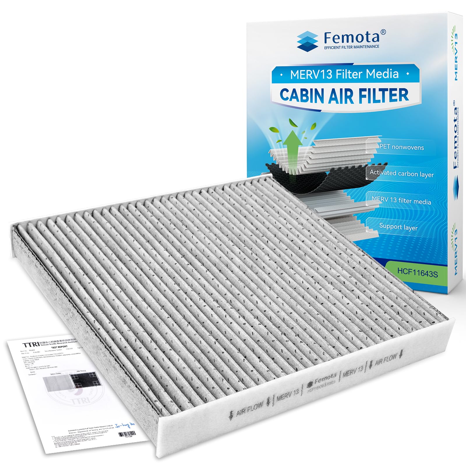 CF12283 Cabin Air Filter For 2017-2024 Chrysler Pacifica, Voyager, Grand Caravan