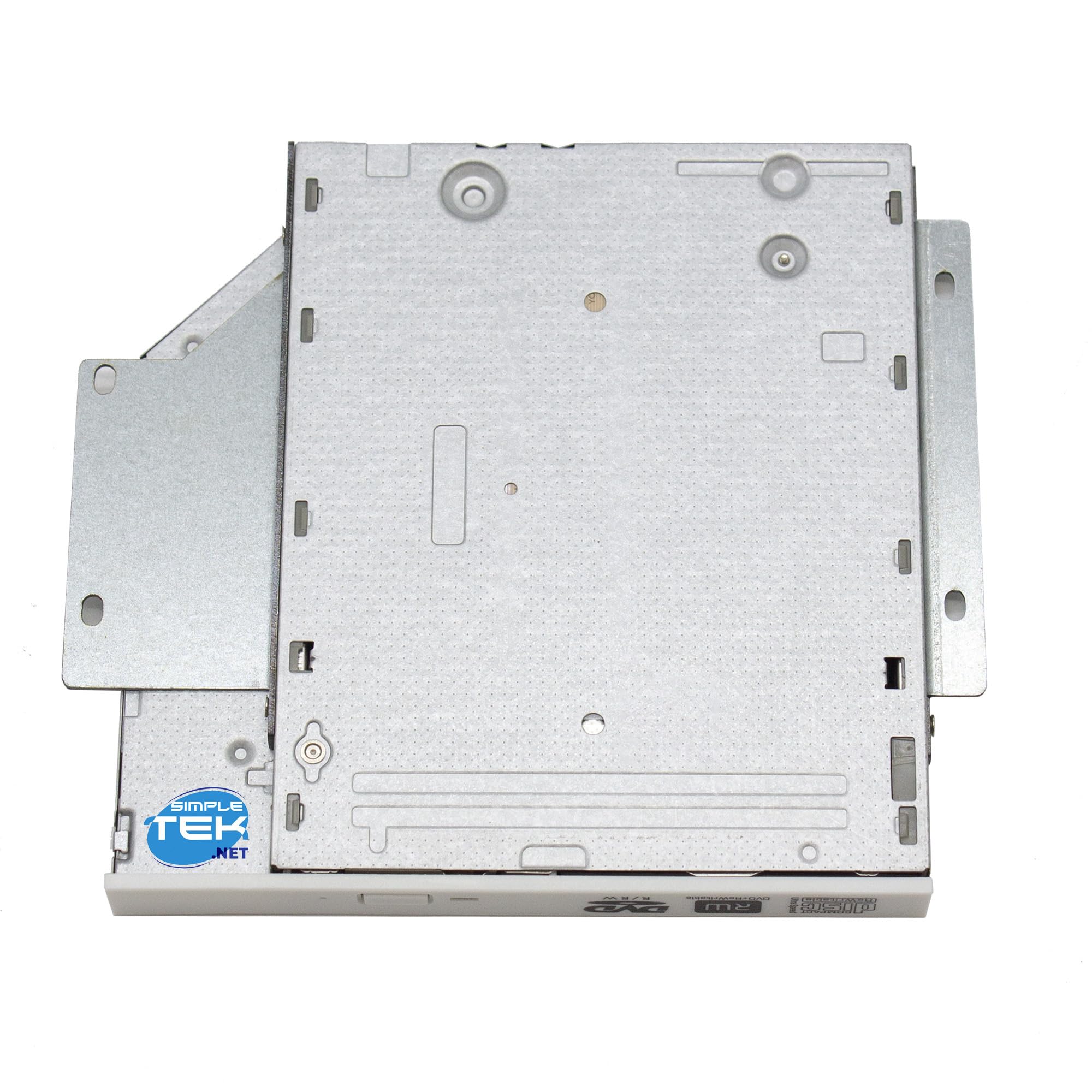 SIMPLETEK - Masterizzatore CD/DVD 12,7 mm con mascherina bianca SATA DVD-RW + Staffa generica di fissaggio 45K0494