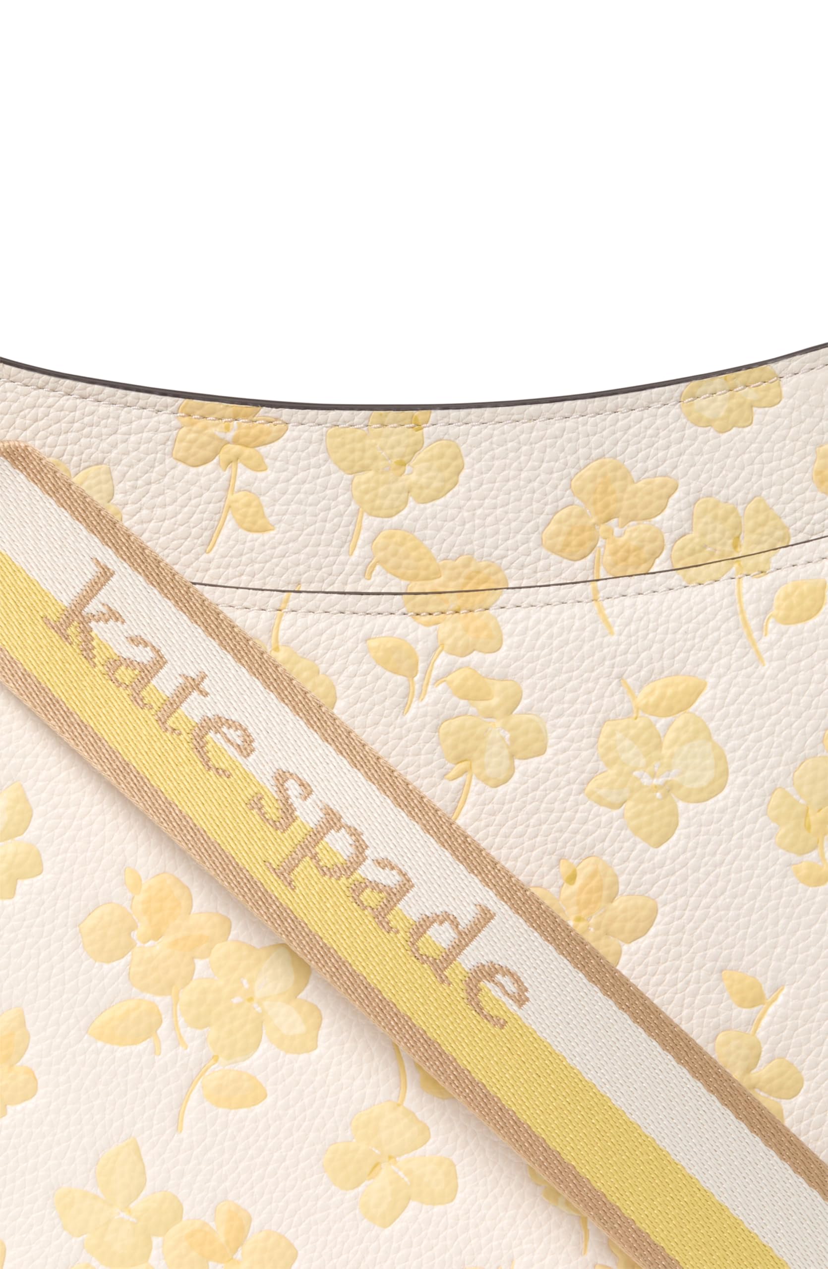 kate spade new york Hudson Pebbled Leather Large Messenger Crossbody