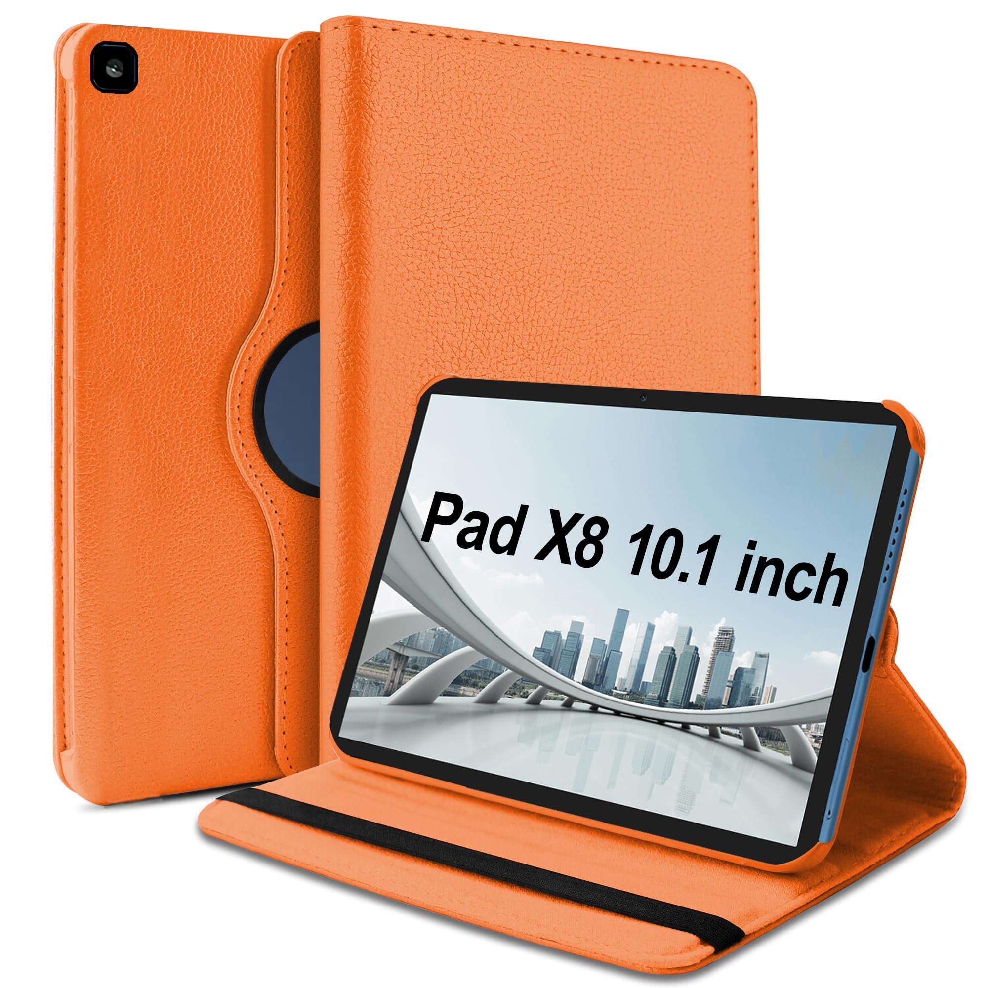 TGK Rotating Cover for Honor Pad X8 10.1 inch (Orange) Leather Flip Case (B0CMJGF8X5) Amazon Price History, Amazon Price Tracker