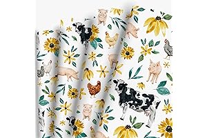 Farmhouse Wrapping Paper with Boho Florals for a Rustic Touch