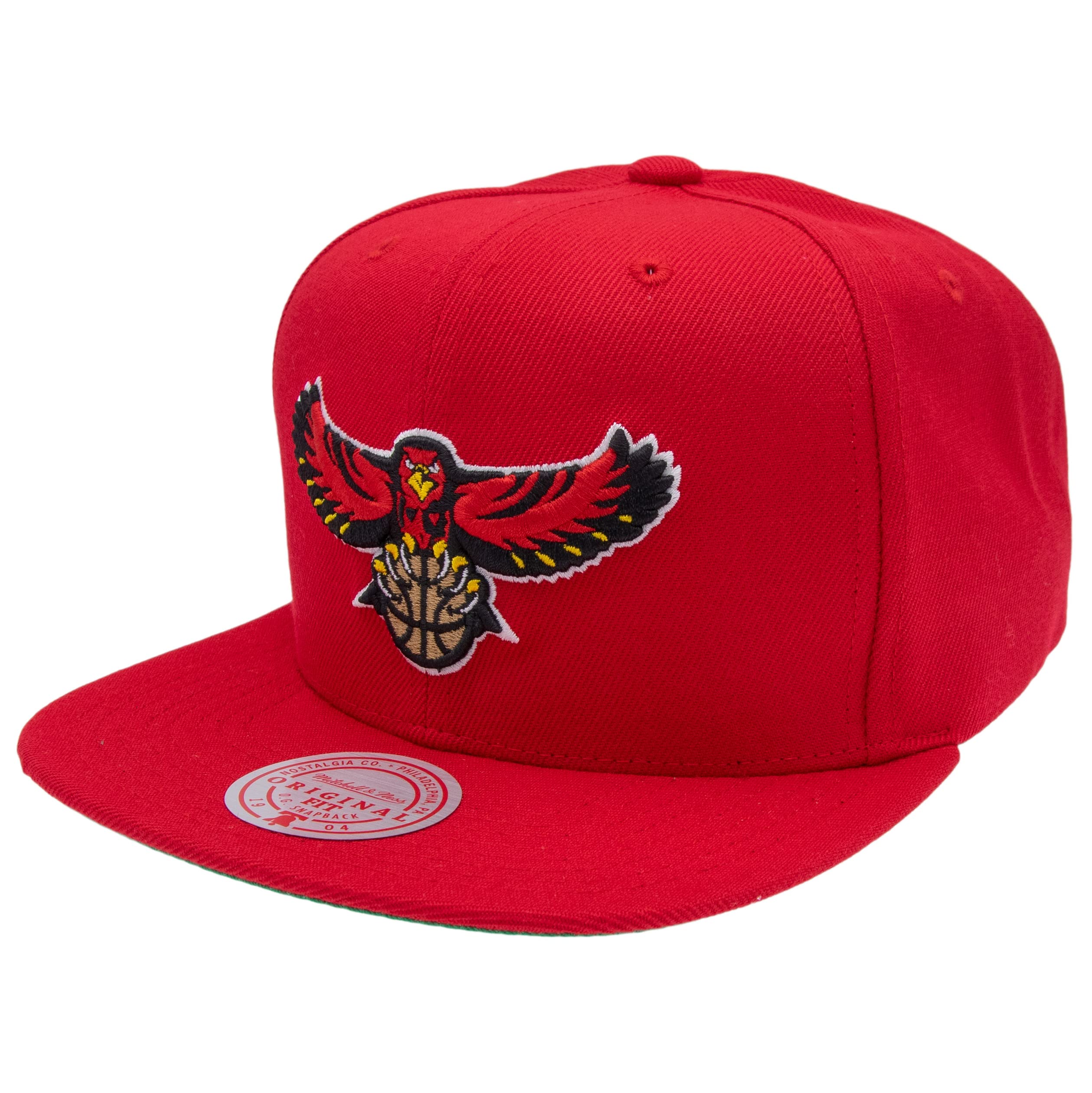 Mitchell & Ness NBA Team Ground 2.0 Snapback, Atlanta Hawks - Red, One Size