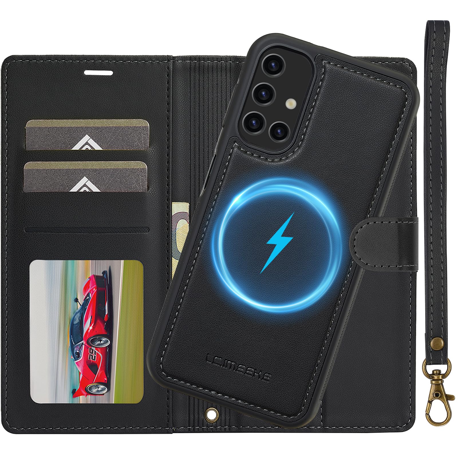 Ailicici Handyhülle für Samsung Galaxy A51/A52/A53/A54/A55/A56/A57/A33/A34/A36/A37 Hülle, 2-IN-1 Abnehmbare magnetische Hülle