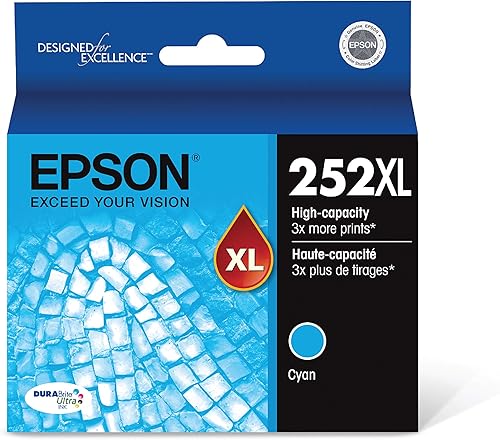 Miniatura 8 de Epson DURABrite Ultra 254XL - Cartucho de tinta de alta capacidad, negro (T254XL120) y EPSON T252 DURABrite Ultra Ink de capacidad estándar