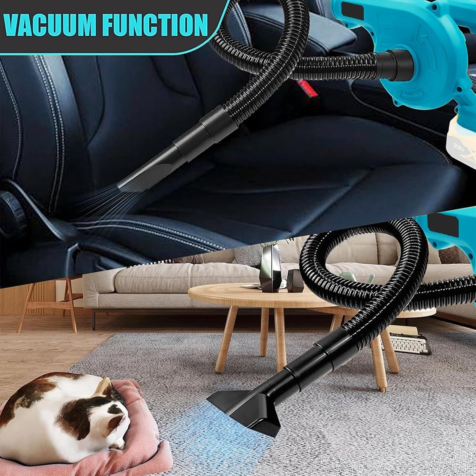 Dmuchawa do liści bezprzewodowa, 1500 W 2 w 1 bezprzewodowa dmuchawa i odkurzacz elektryczny odkurzacz komputerowy elektronarzędzia do pielęgnacji trawnika, liści, kurzu