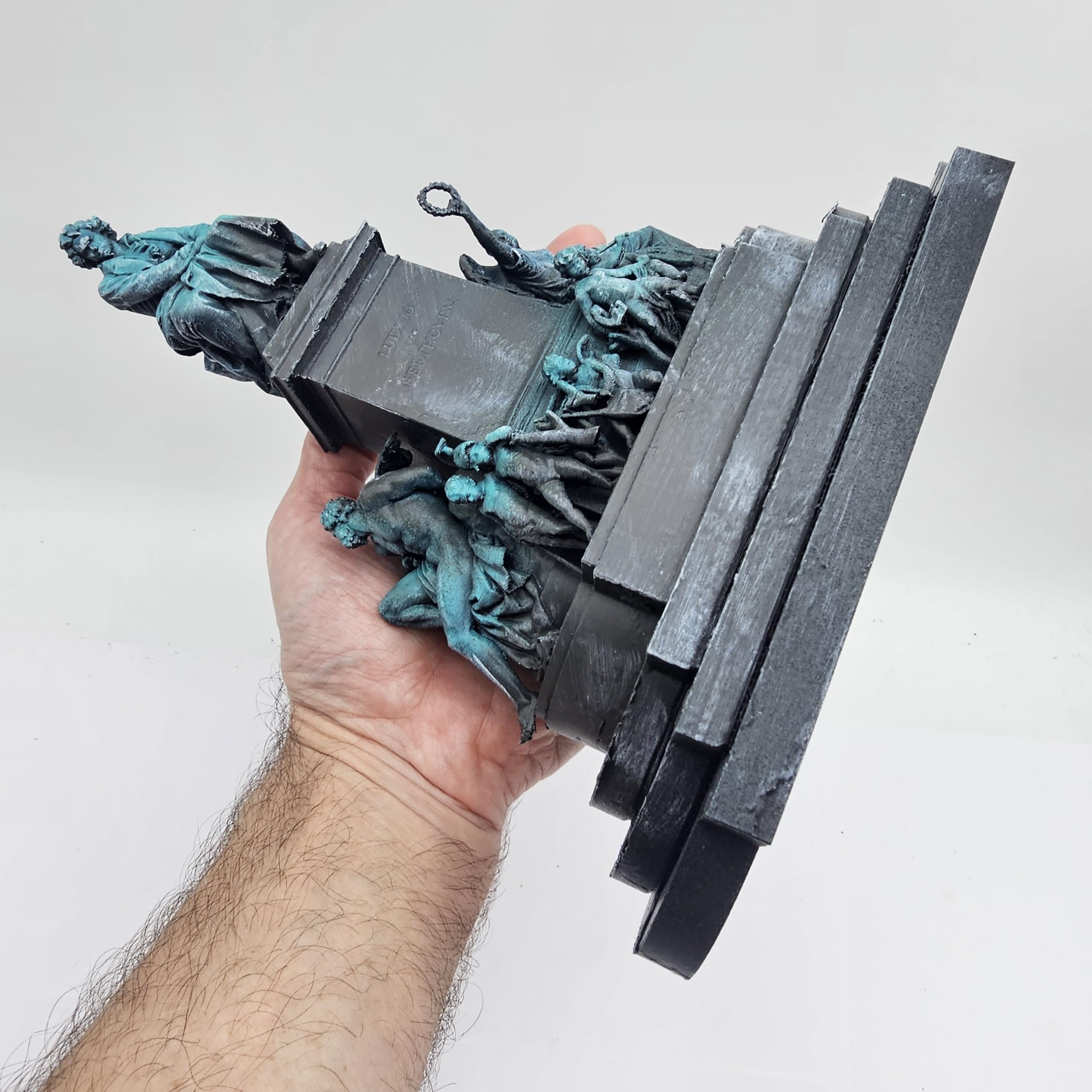 40040 Pomnik Beethovena Figurka Skala G – Duża Figura do Kolejki Ogrodowej 1:22,5 (250 mm) – Dekoracja Modelarstwa Kolejowego – Kompatybilne z LGB