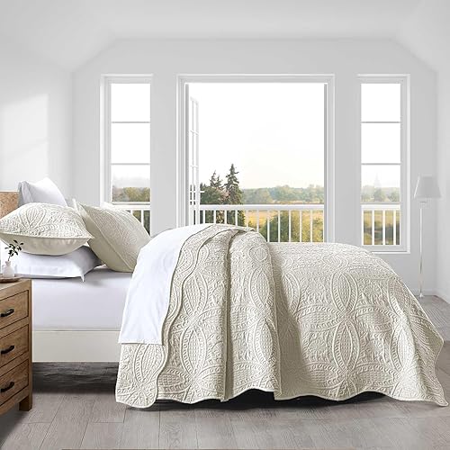 Miniatura 10 de Boryard Juego de edredón King de 3 piezas, colcha ligera y suave (104 x 90 pulgadas) con 2 fundas de almohada (20 x 36 pulgadas), color rosa