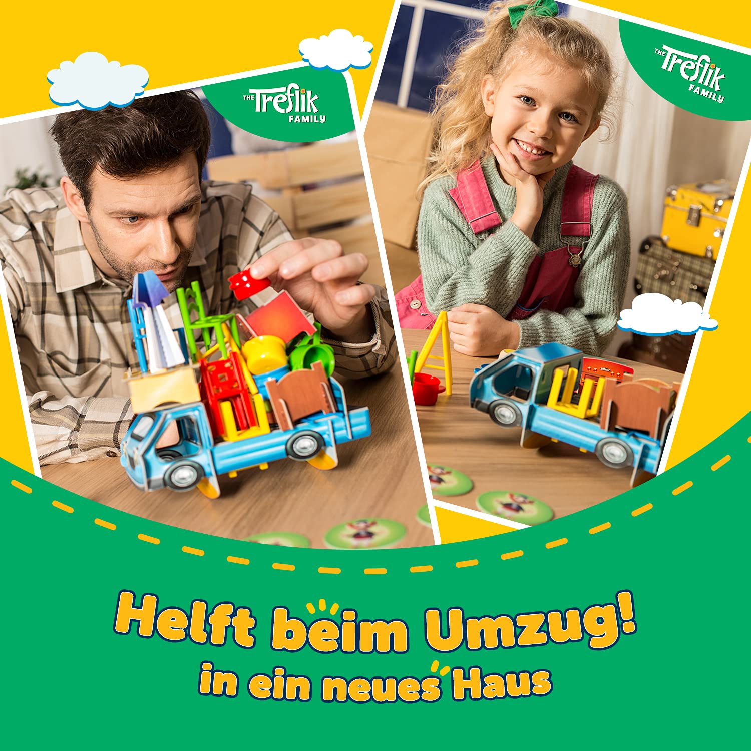 Trefl 02190 Game3 Car Game Moving, Moving!, 260 x 260 x 80 Millimeter - Image 4