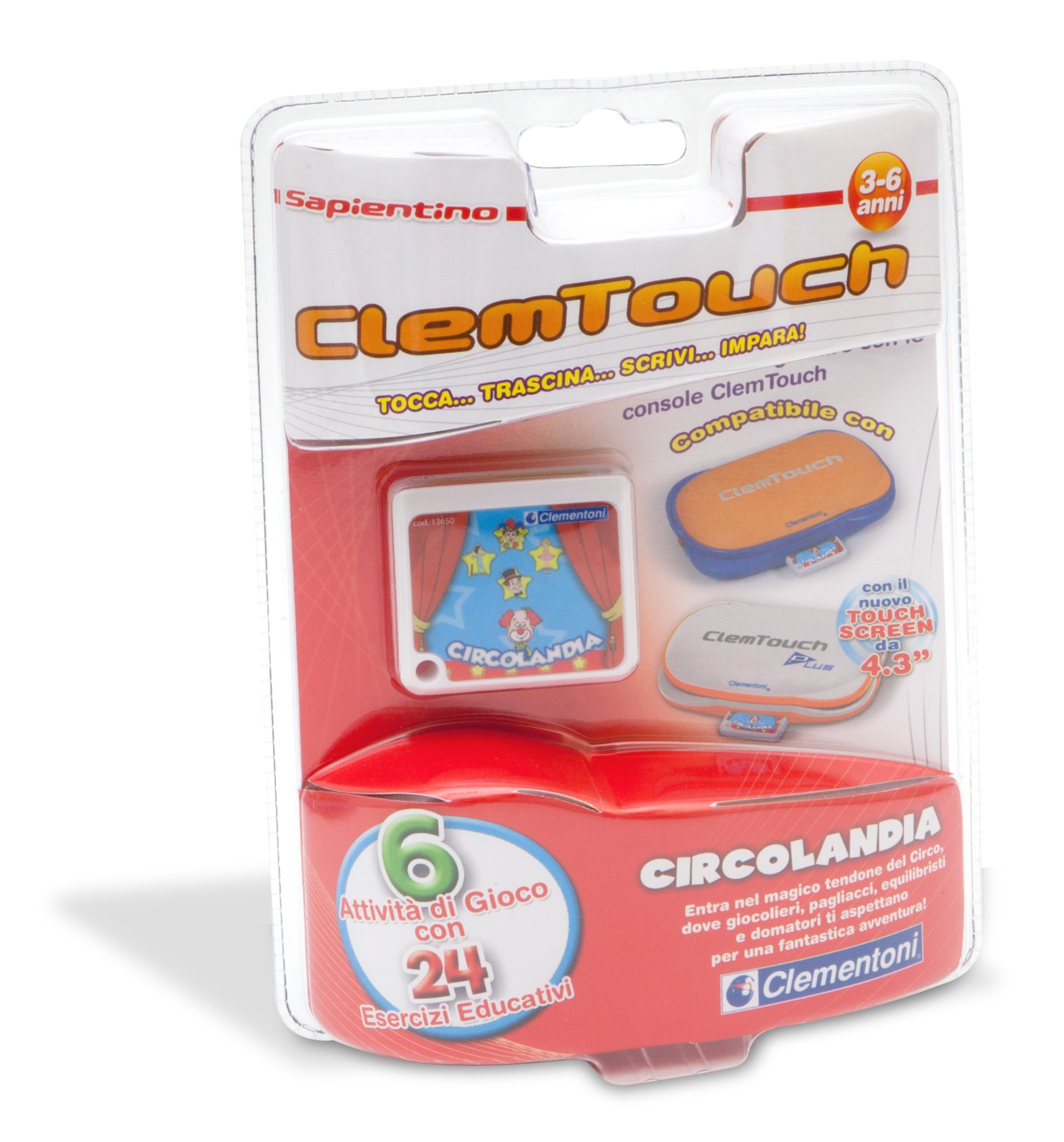 Clementoni - 13650 - Clem Touch Cartuccia Circolandia