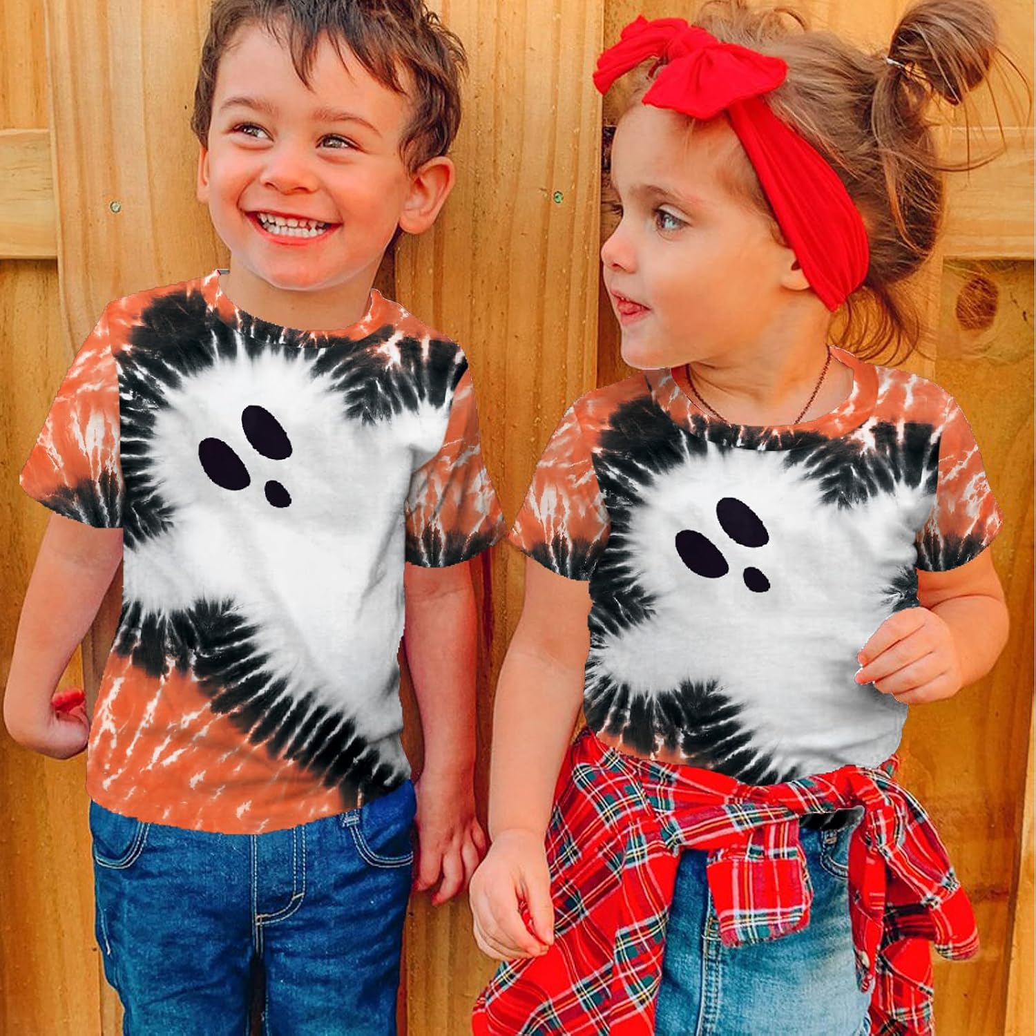 Halloween Shirt Toddler Let's Go Ghouls T-Shirt Boys Girls Ghost Tee Tops