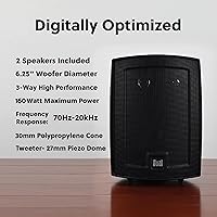 Vista 2 de Dual Electronics LU63PB - Altavoces con cable de 6.5 pulgadas y 3 vías de alto rendimiento para interiores y exteriores Configuración sin esfuerzo