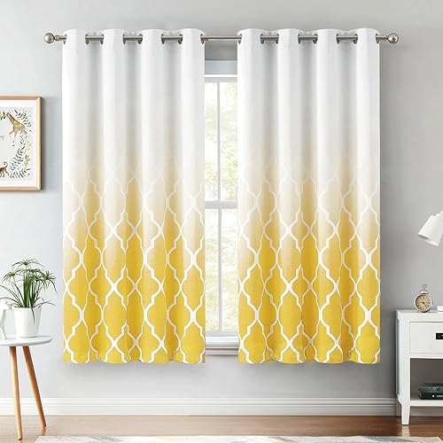 Miniatura 8 de Cortinas opacas Metro Parlor geométricas, degradado