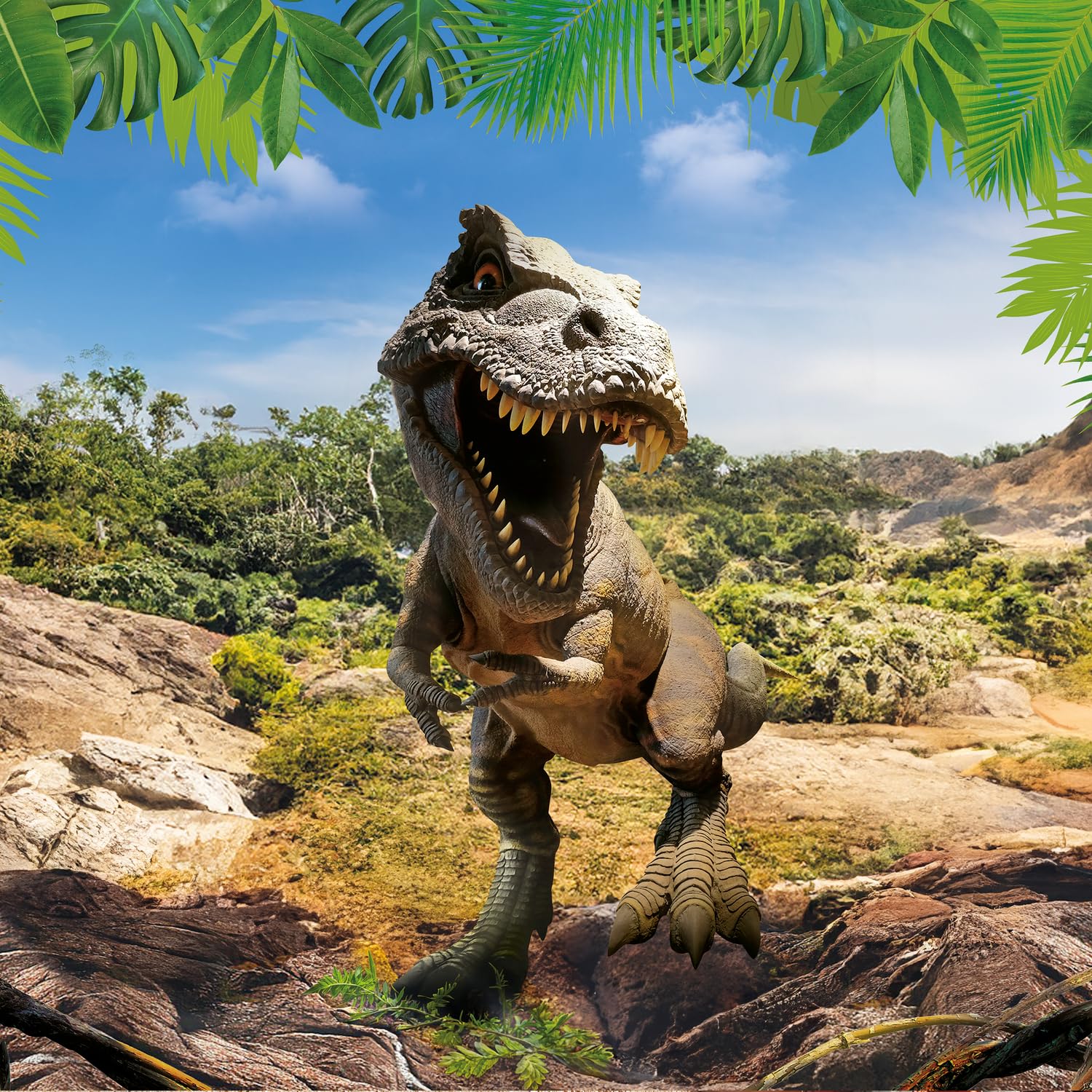ROTH Tyrannosaurus-Bolsa de azúcar Redonda (70 cm, Cierre de Fieltro), Color Negro (Unbekannt 10278788)