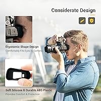 Vista 65 de EOS R10 Eyecup Eyepiece,Soft Silicon Extended Camera Eye Cup Viewfinder especialmente diseñado para cámara sin espejo Canon EOS R10