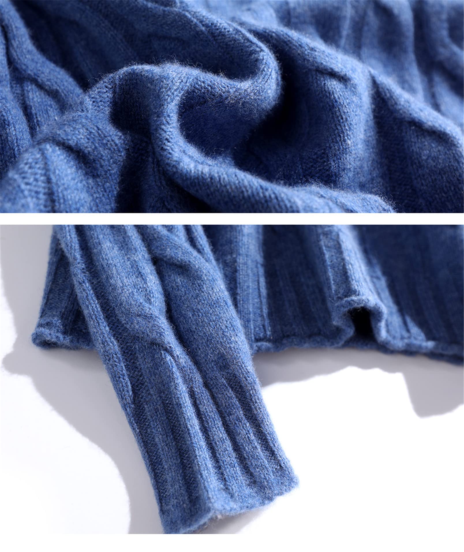 Maglione Dolcevita di Lana Donne Caldo Morbido Maglia Pullover Femme Donne Cashmere Jumper