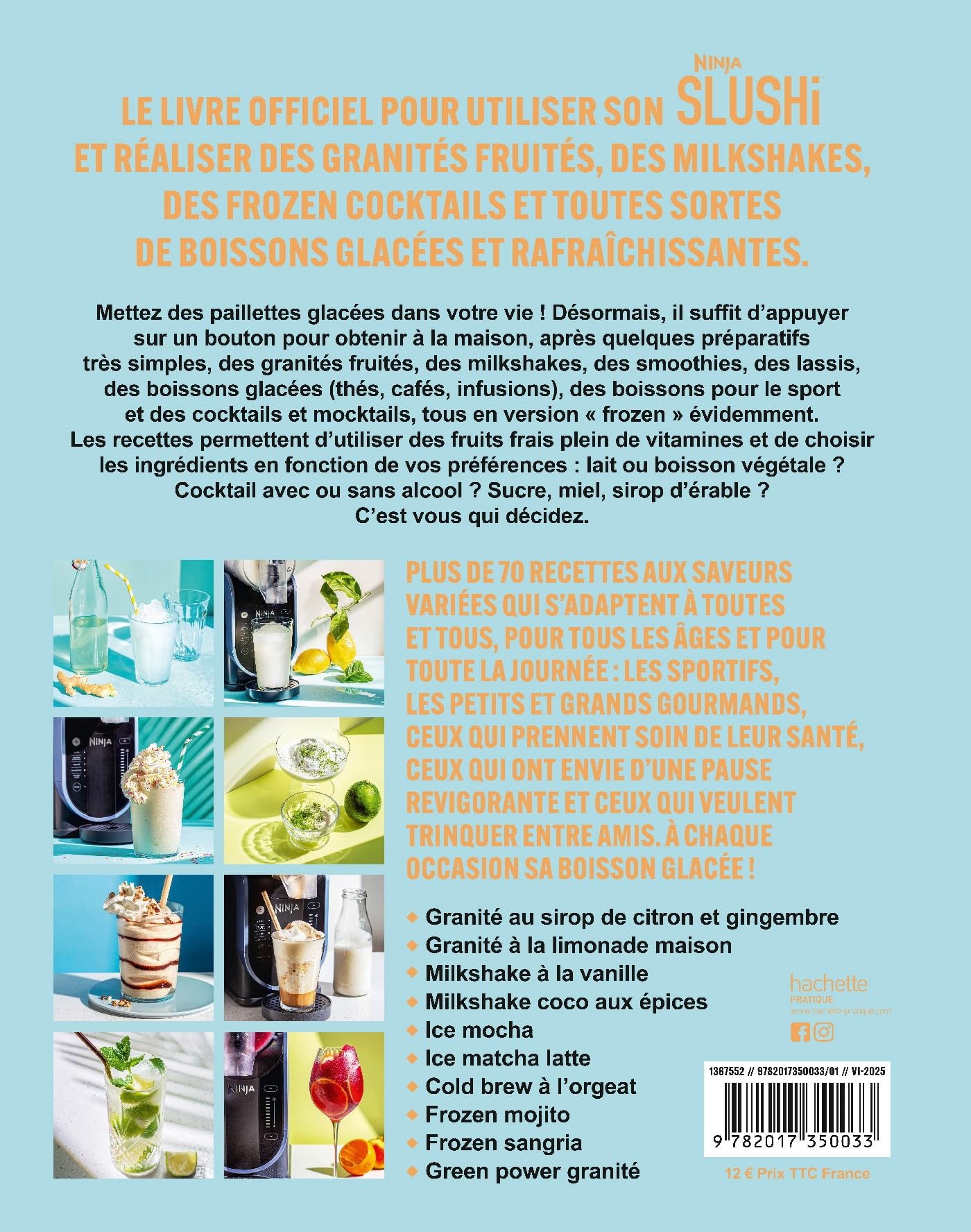 Ninja Slushi: 70 recettes de granités et boissons glacées