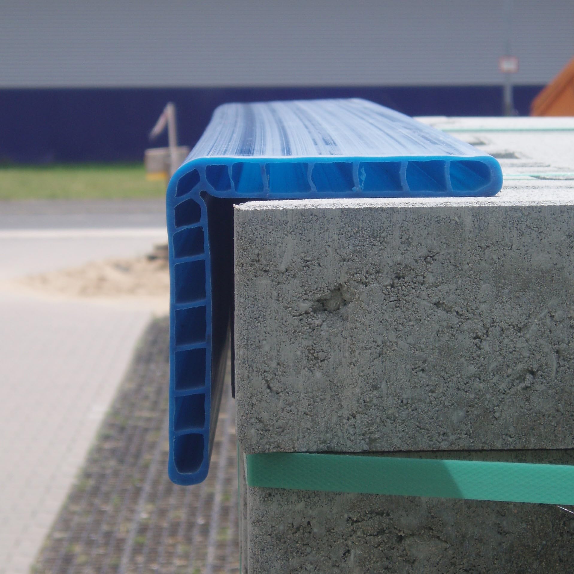 (10x) Kantenschutzwinkel 1.200 mm – Blau, 120 x 120 x 12 mm