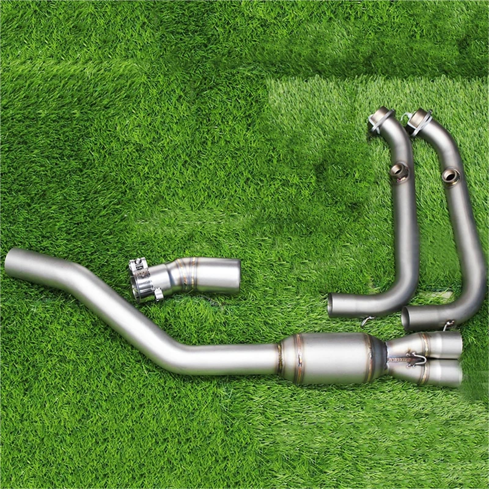 Pasuje Do Cfmoto 450SR 450 SR Motocyklowe Układy Wydechowe Ze Stali Nierdzewnej Zmodyfikuj Tłumik 51mm Łącznik Przedni rura wydechowa