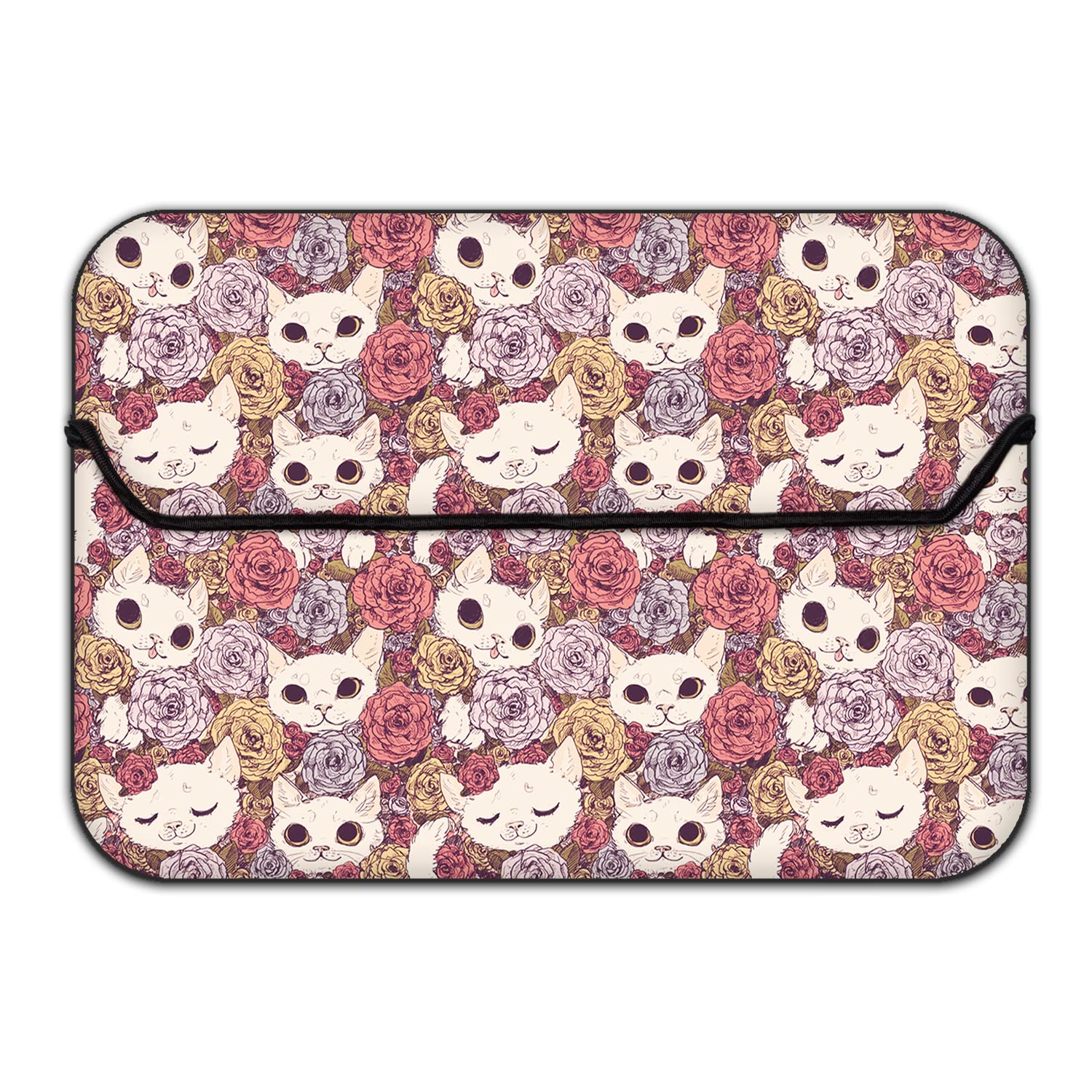 TheSkinMantra Laptop Sleeve, Slip-on Sleeve Case Compatible for Laptops and for MacBook - Compact Sleeve with Quirky Designs (14 x 10 Inch Laptop Sleeve, Cat Faces) (B01D62YZDQ) Amazon Price History, Amazon Price Tracker