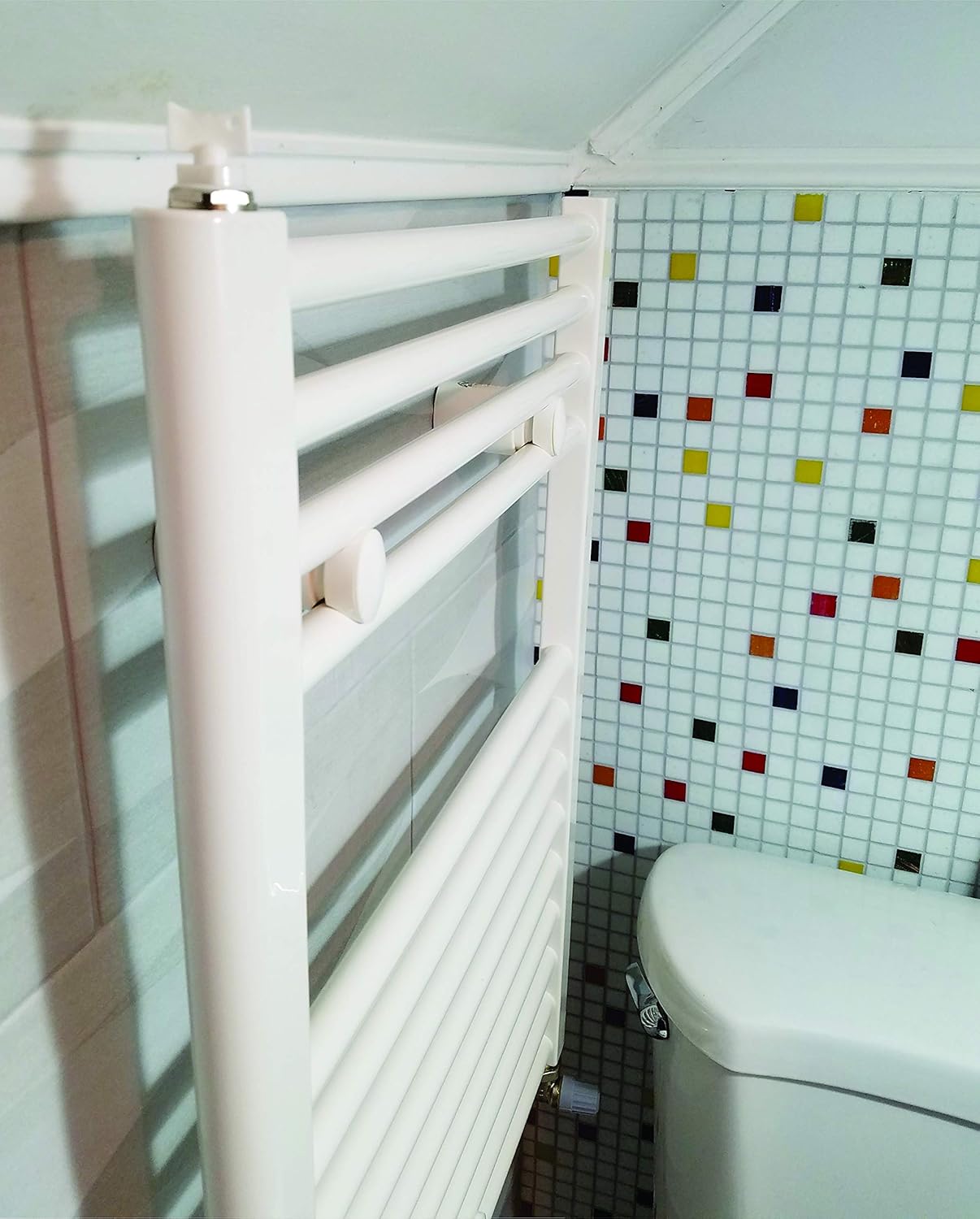 Cordivari Lisa 22 Towel Warmer installed in a bathroom