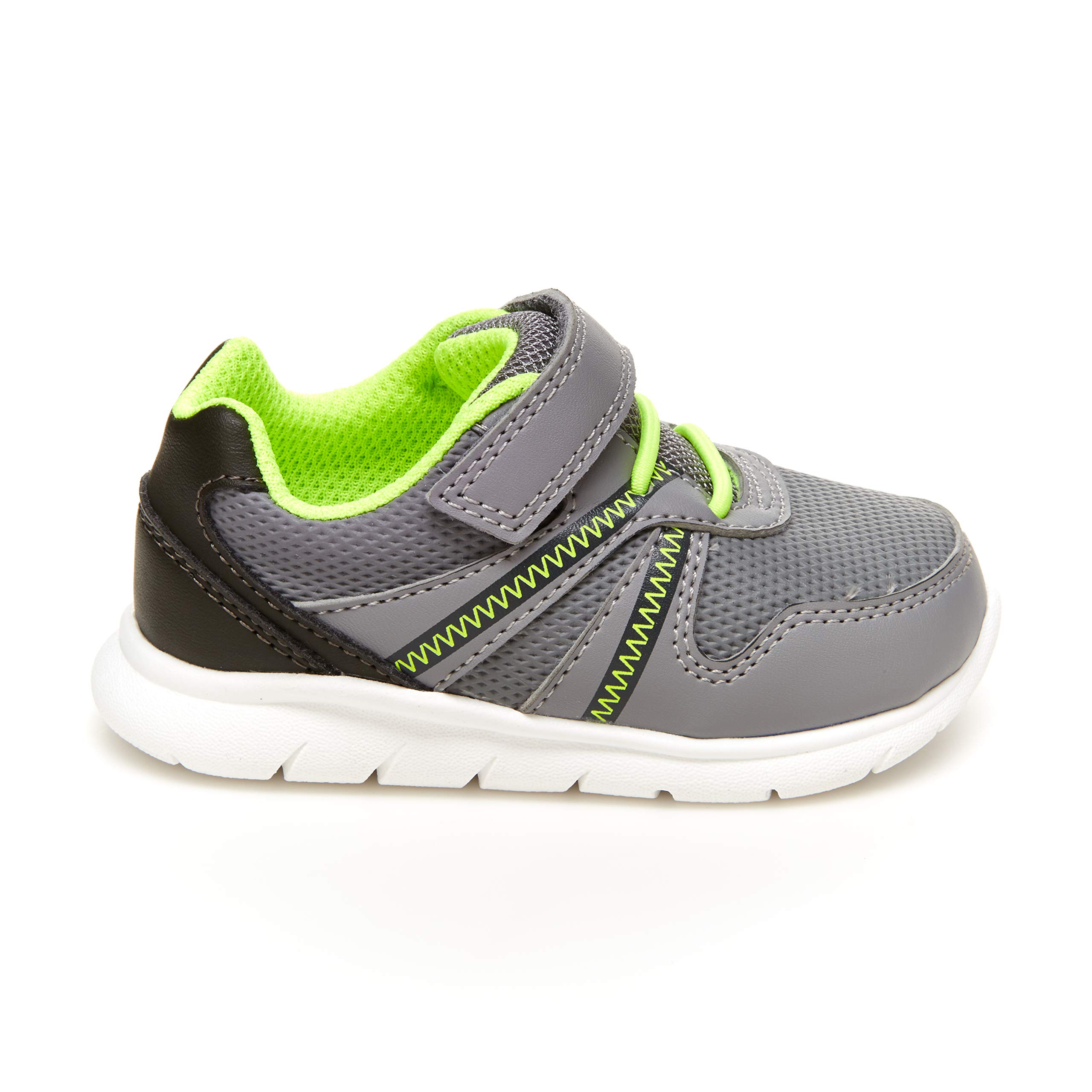 Simple Joys by Carter's Baby Boys Nicky Athletic Sneaker, Grey, 4 Infant