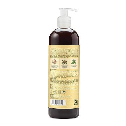 Miniatura 2 de SheaMoisture Champú Fortalecer y Restaurar para Cabello Dañado Fortalece y Crece para Limpiar y Nutrir 24 oz