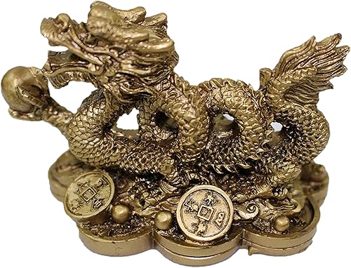 usamjtable Estatua de protección de riqueza de Feng Shui, estatua de inauguración de la casa, pisapapeles de felicitación, decoración del hogar