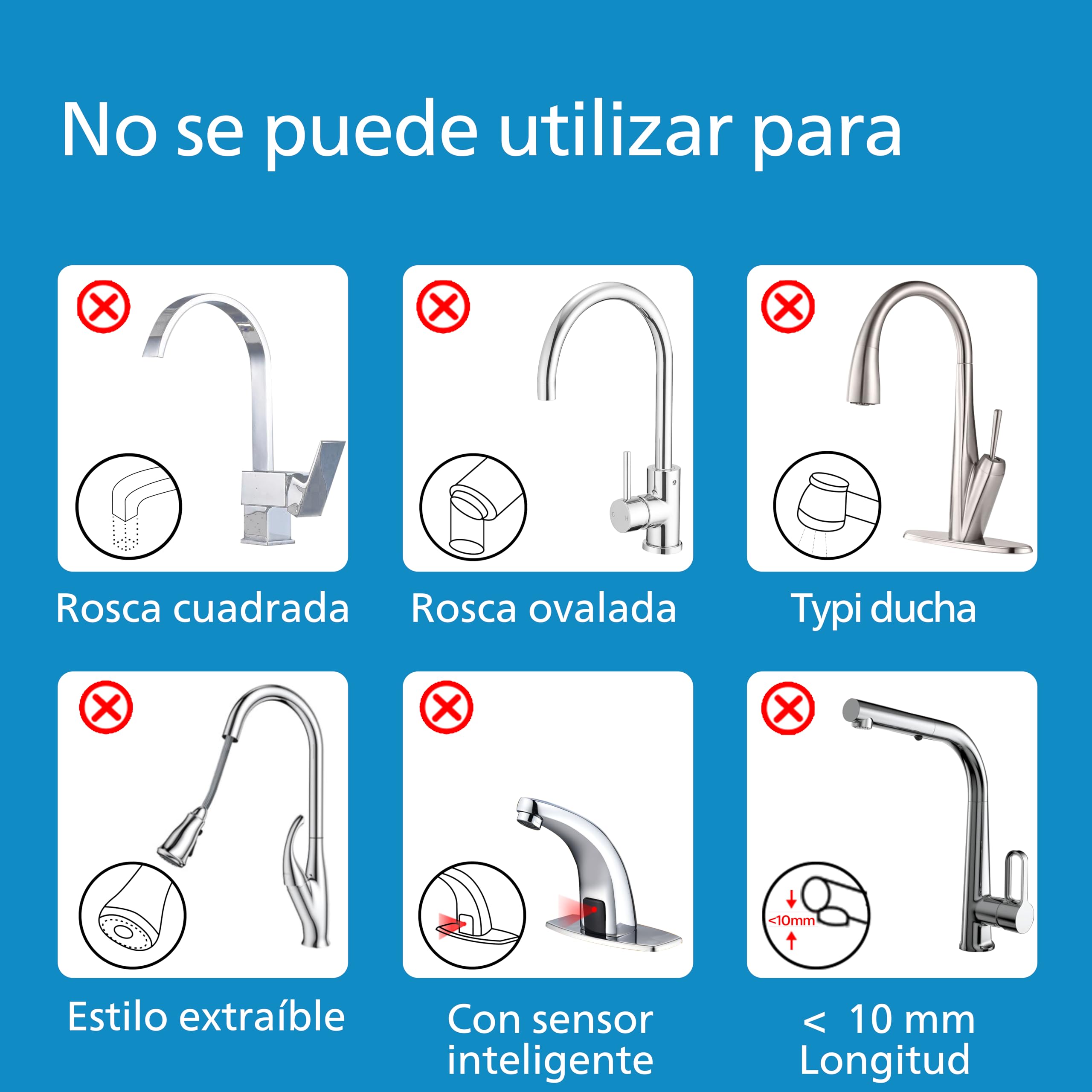PHILIPS Filtro de agua del grifo, vertical X-Guard, blanco — view 6