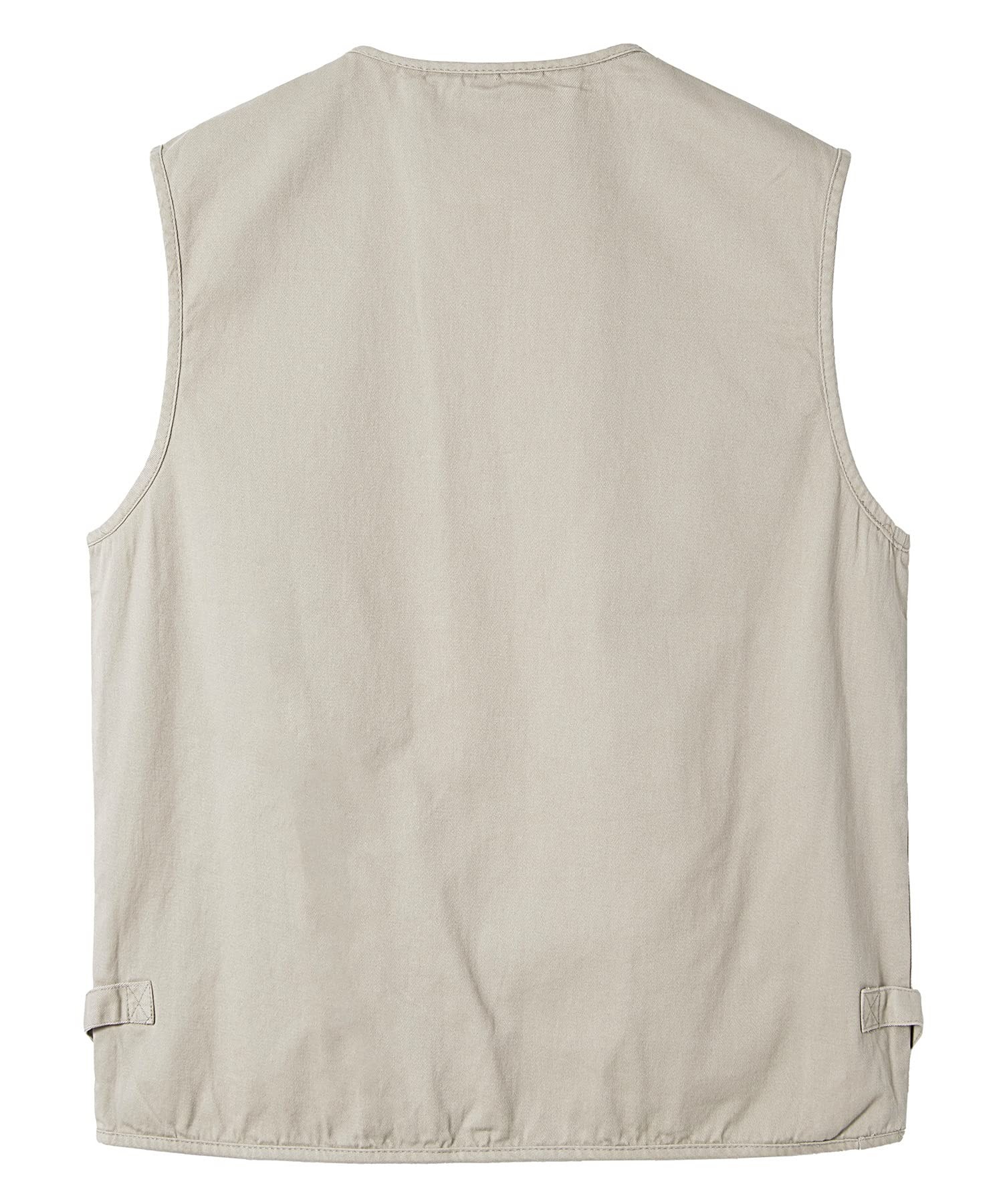 Chaleco de Pesca para Hombre con Multibolsillos Chaleco de Fotografia Caza Algodón Chaquetas sin Mangas Tipo Safari